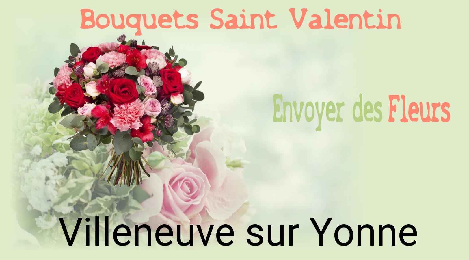 Roses de Saint-Valentin livrées à Villeneuve-sur-Yonne